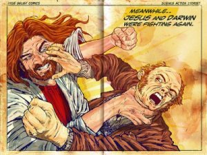 Jesus! vs Darwin!